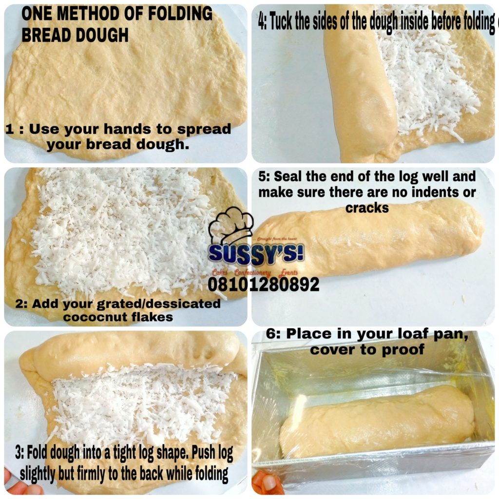 How to fold commercial Nigeria Agege  Bread recipe