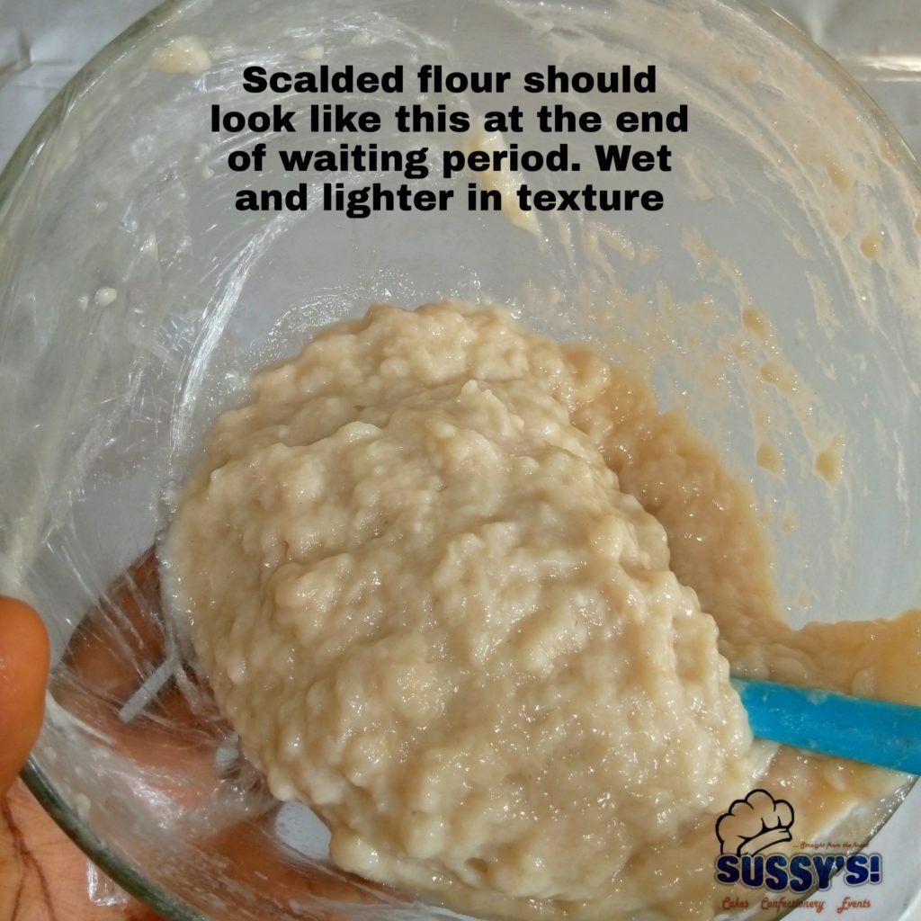 Scalded flour