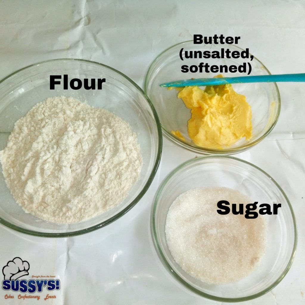 3 Ingredients Eggless Sugar Cookies Recioe