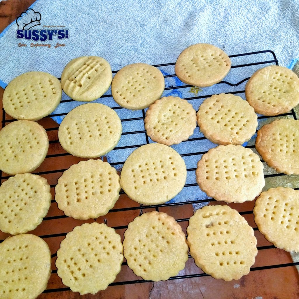 Perfect Shortbread Cookies on a cooling rack