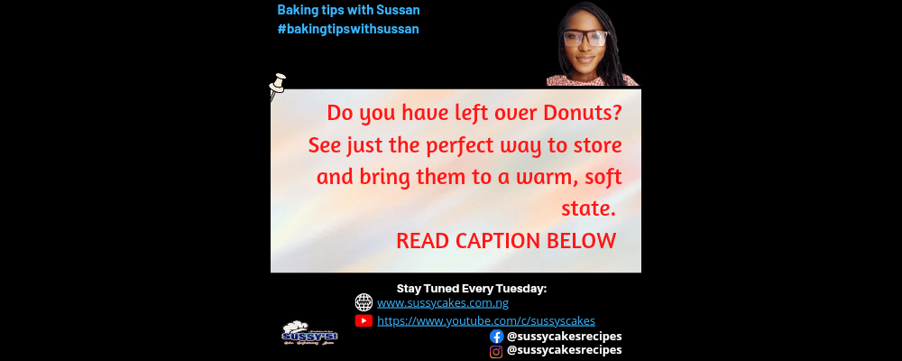 Baking tips with Sussan