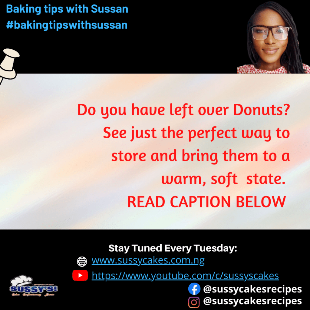 Baking tips with Sussan 